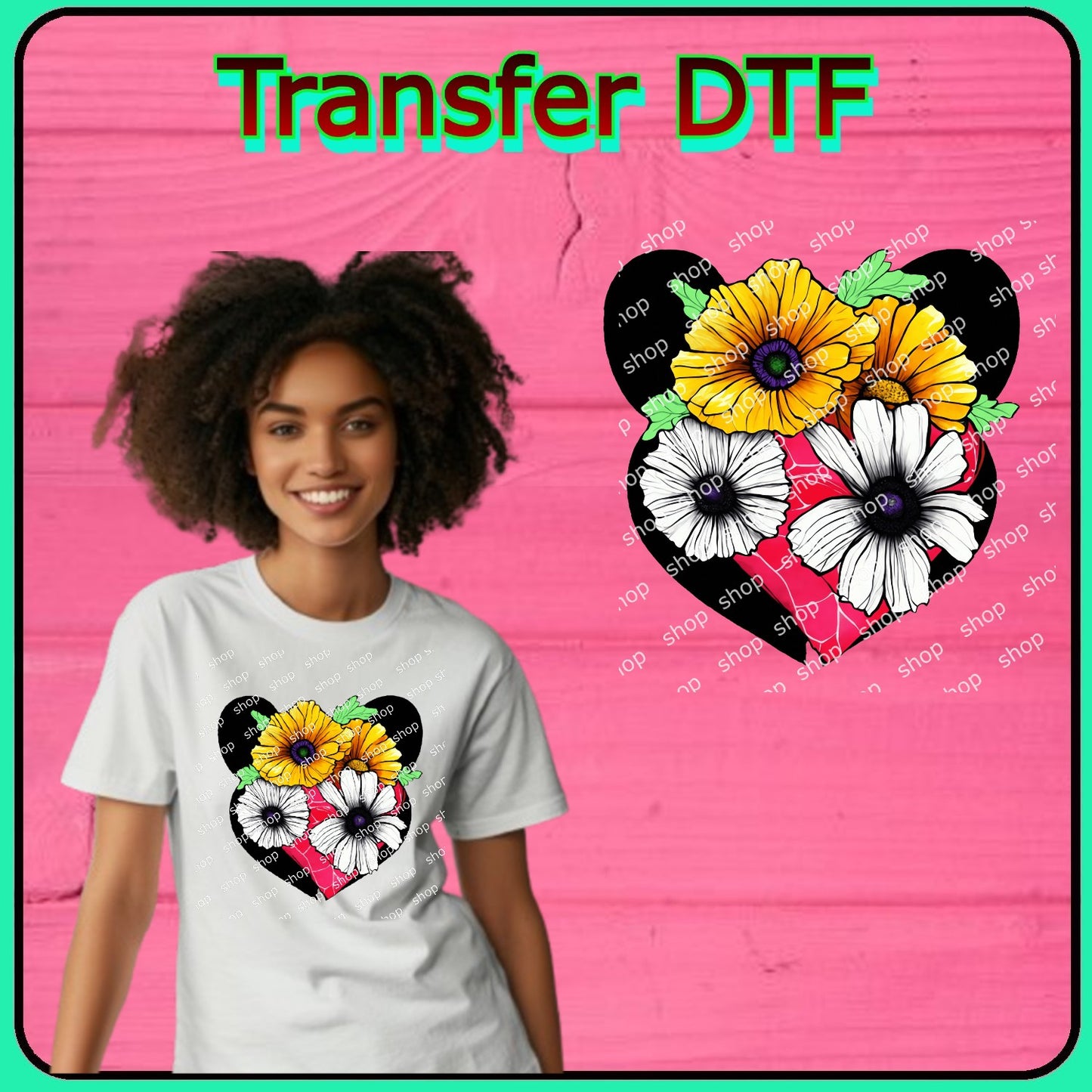 Corazón con Flores