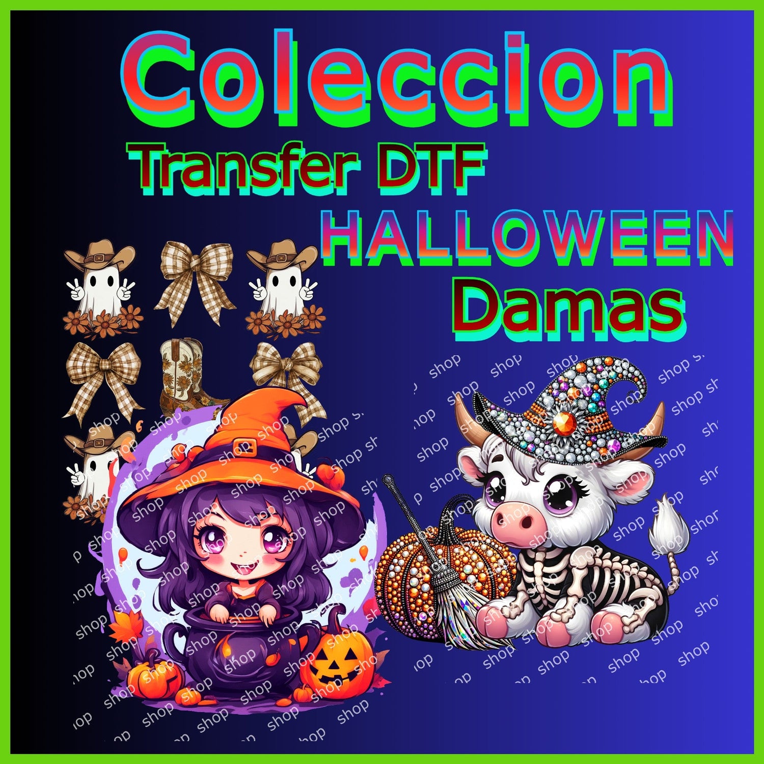 COLECCION  DTF  HALLOWEEN PARA MUJERES