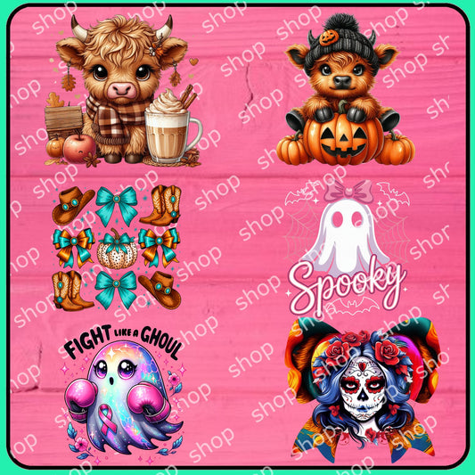 F H A-02  BUNDLE DTF HALLOWEEN