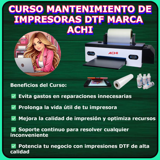 Mantenimiento de Impresoras DTF ACHI
