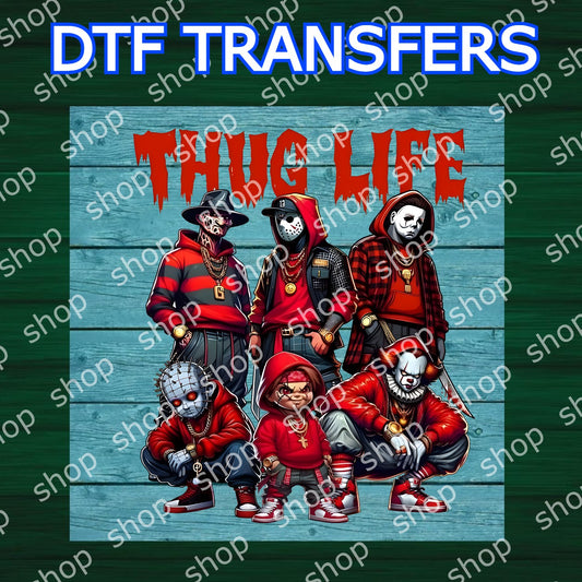 Transfer DTF  amigos escalofriantes